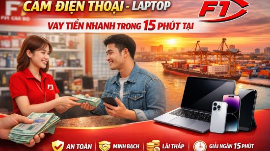 Cầm điện thoại, laptop Hải Phòng